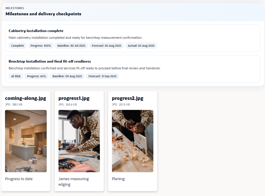 Progress Report Secure Recipient Dashboard View 3