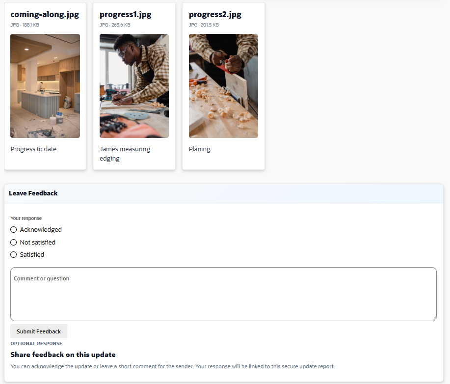 Progress Report Secure Recipient Dashboard View 4